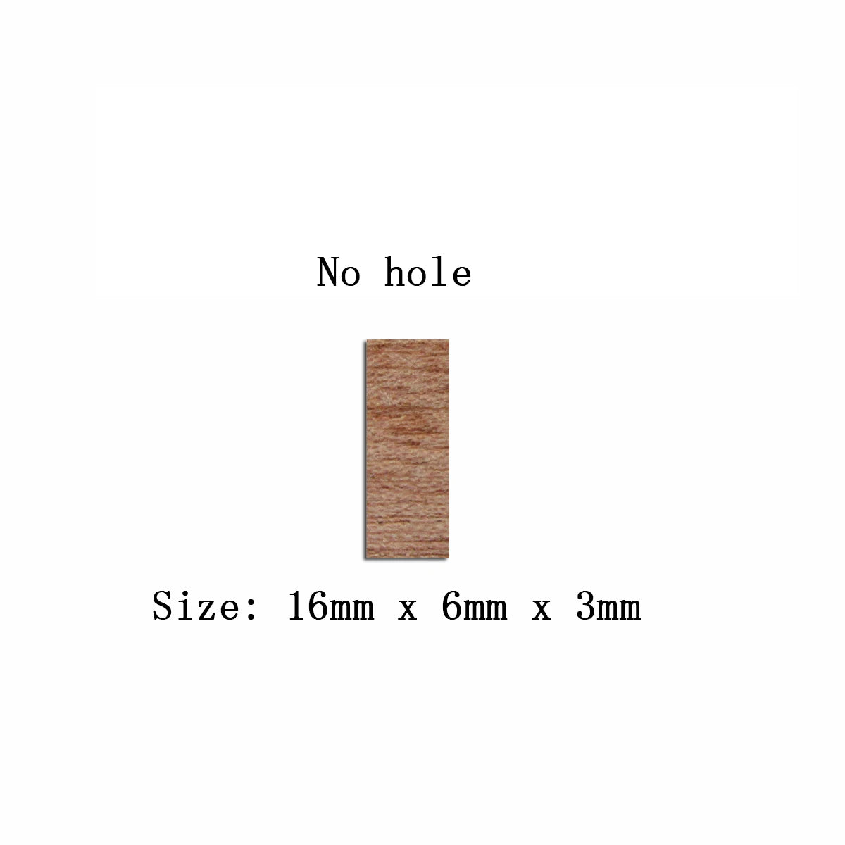 6pcs Unfinished Blank Wooden Bar Rectangle Earring Charms Connector Pendant for Women Female Jewelry Making DIY Crafting