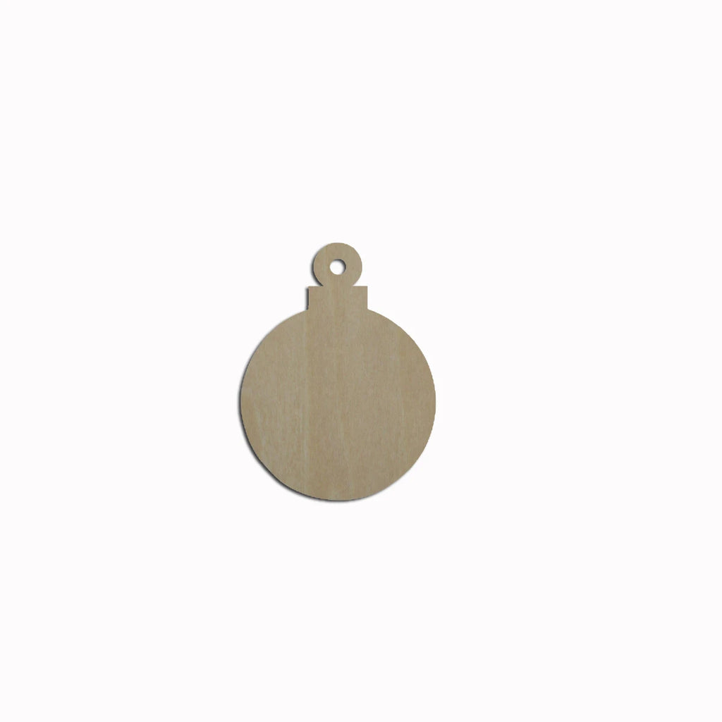 10pcs Bulk Unfinished Wooden Blank Holiday Christmas Ball Cutout Shape For Dangle Earring Wood Jewelry Accessories