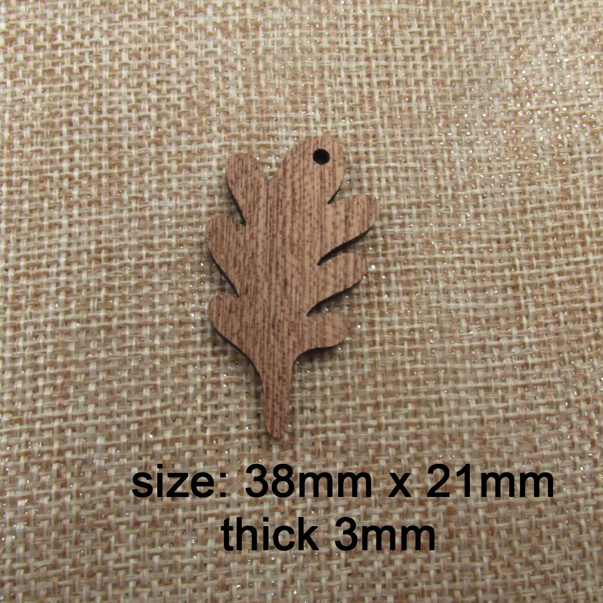 6pcs Unfinished Wooden Part of Leaf Accessory Charms Necklace Pendant Bracelet For Jewelry Making Handmade Crafts diy Supplies