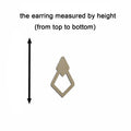 10pcs Unfinished Wood Blanks Simple Triangle Hoop Shape Macrame Earring Part Findings Wholesale For DIY Jewelry Making