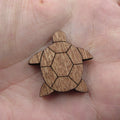 3 Pair Unfinished Beach Ocean Animal Wooden Turtle Shape Cutout For Brooches Pin Magnet Pendant Jewerly Diy Making