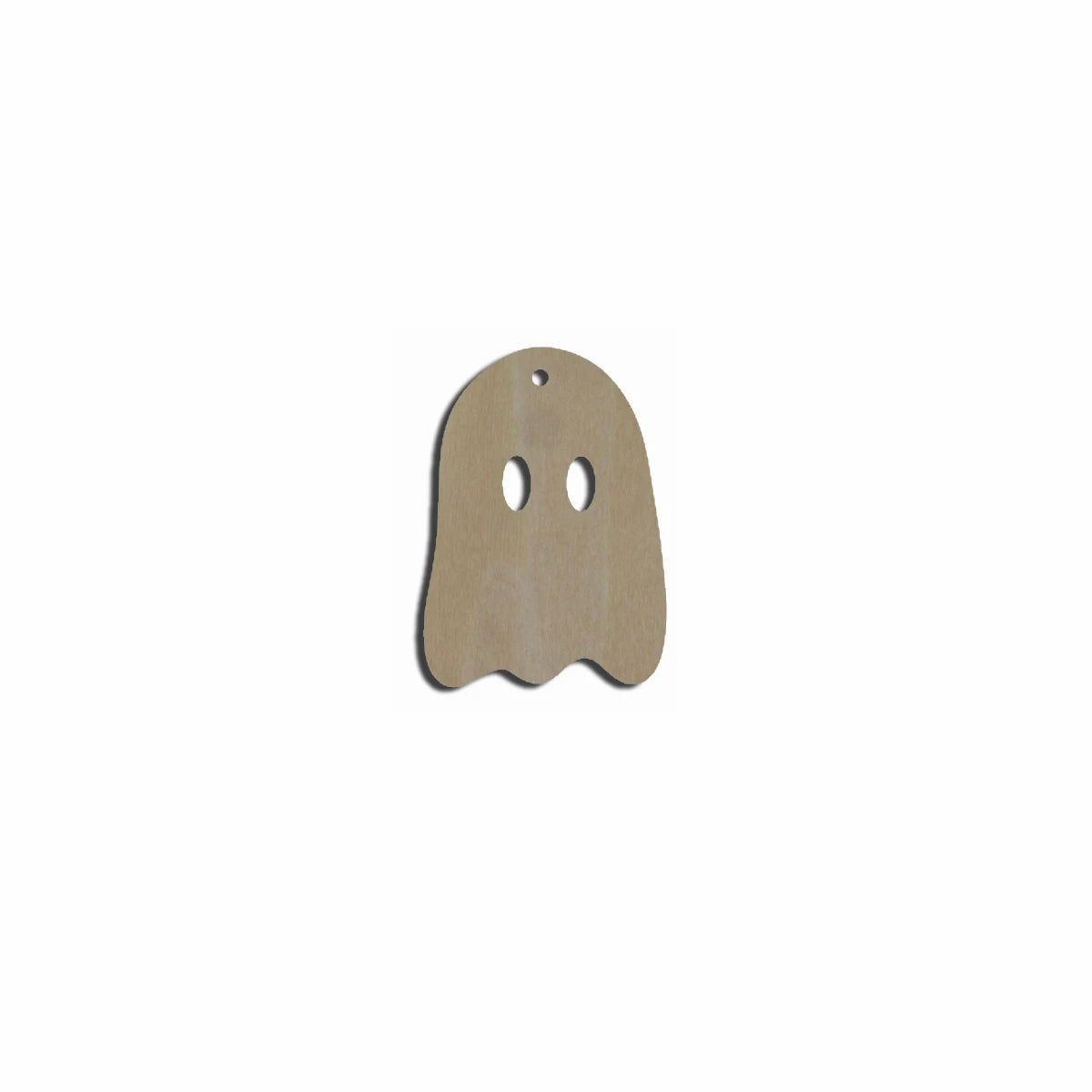 10pcs Bulk Unfinished Wooden Blank Holiday Halloween Ghost Cutout Shape For Spooky Horror Theme Earring