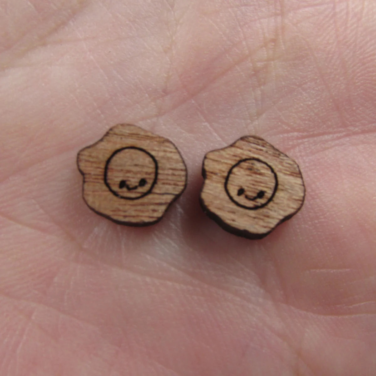 5 Pair Unfinished Blank Foods Wood Cabochon Eggs Toast Avocado Wooden Shape Charms Pendant For DIY Jewerly Earrings Suppliers