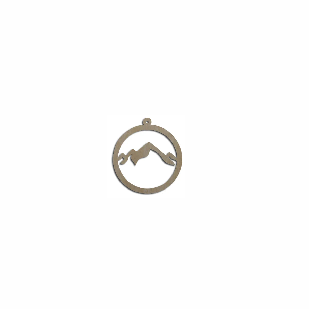 10pcs Unfinished Blank Wood Mountain Jewelry Making Charm Bracelet Pendant Cutout Shape For Women Earring Finding
