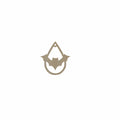 10pcs Bulk Unfinished Wooden Blank Holiday Halloween Flying Teardrop Bat Cutout Shape For Spooky Horror Theme Earring