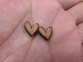 5 Pair Back to School Unfinished Blank Wood Cabochon Schools Bus Wooden Cutout Shapes For DIY Stud Earrings Supplies