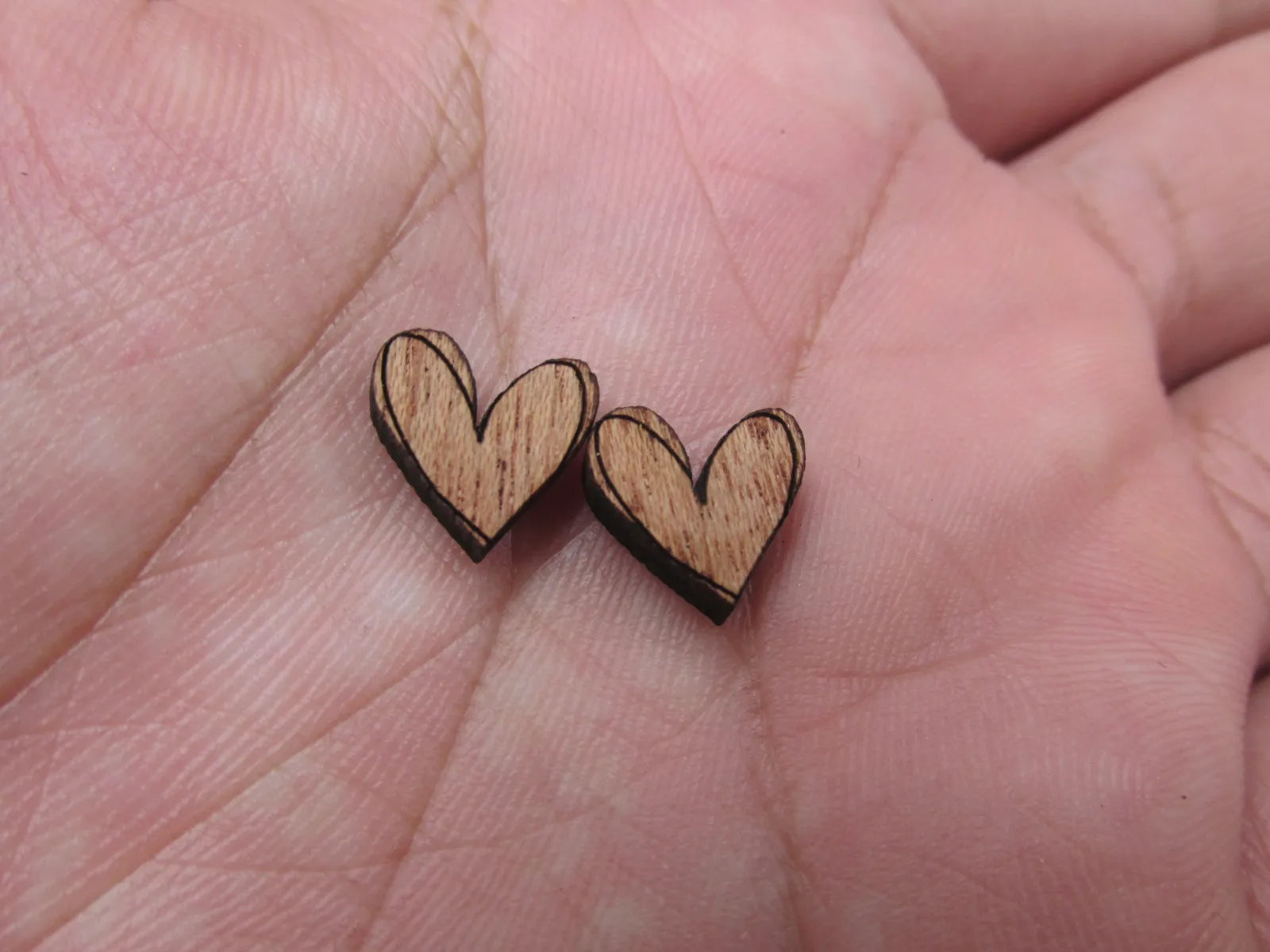 5 Pair Back to School Unfinished Blank Wood Cabochon Schools Bus Wooden Cutout Shapes For DIY Stud Earrings Supplies