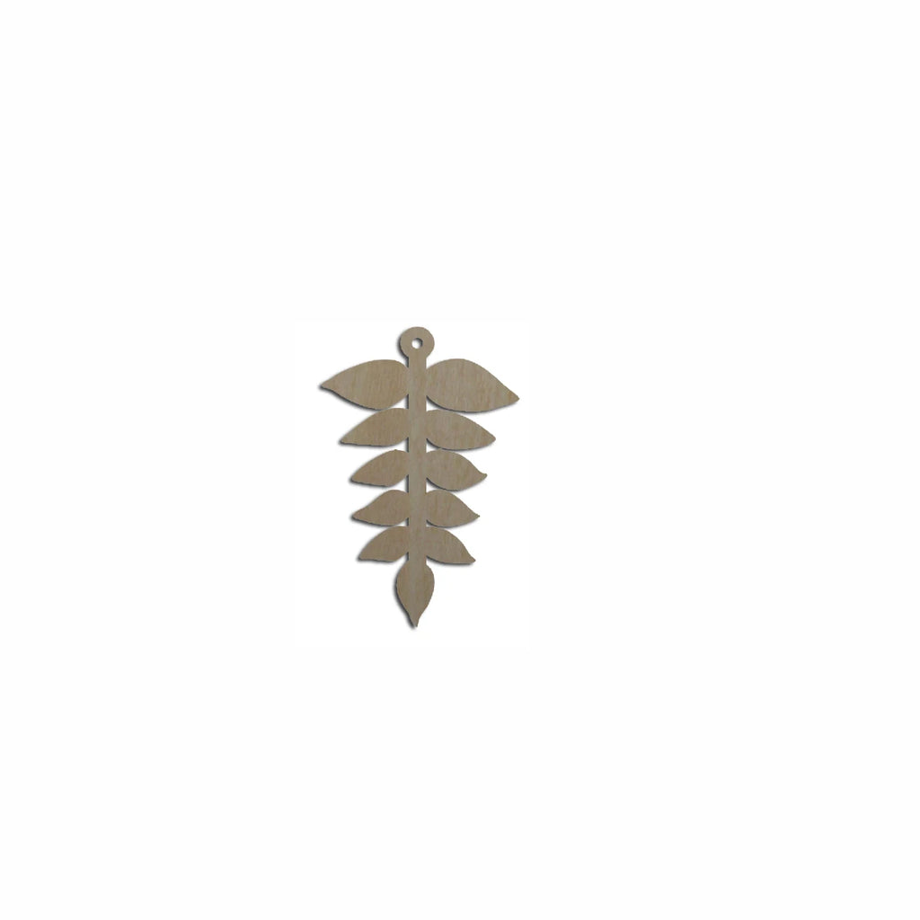 10pcs Unfinished Blank Wood Leaf Charm Bracelet Pendant Leaves Cutout Shape For Women  Jewelry Earring Finding
