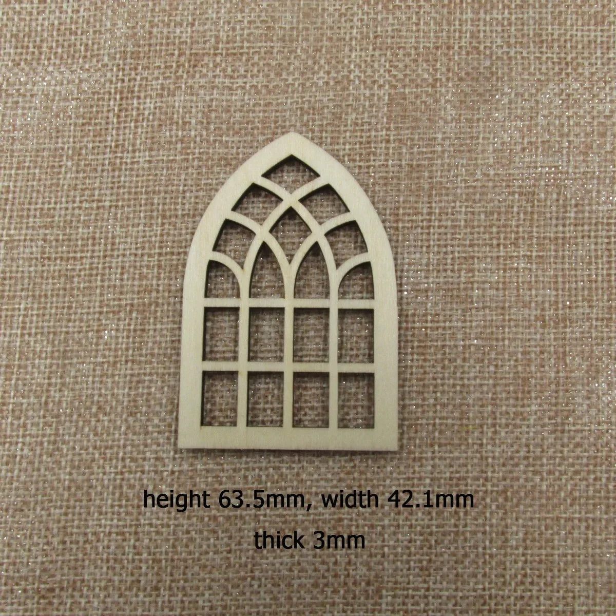 10pcs Unfinished Wooden Dollhouse for Home Decor, Fairy, Farmhouse, Wooden Windows Frame for Crafts, Mirror Wall Art, 10Pcs