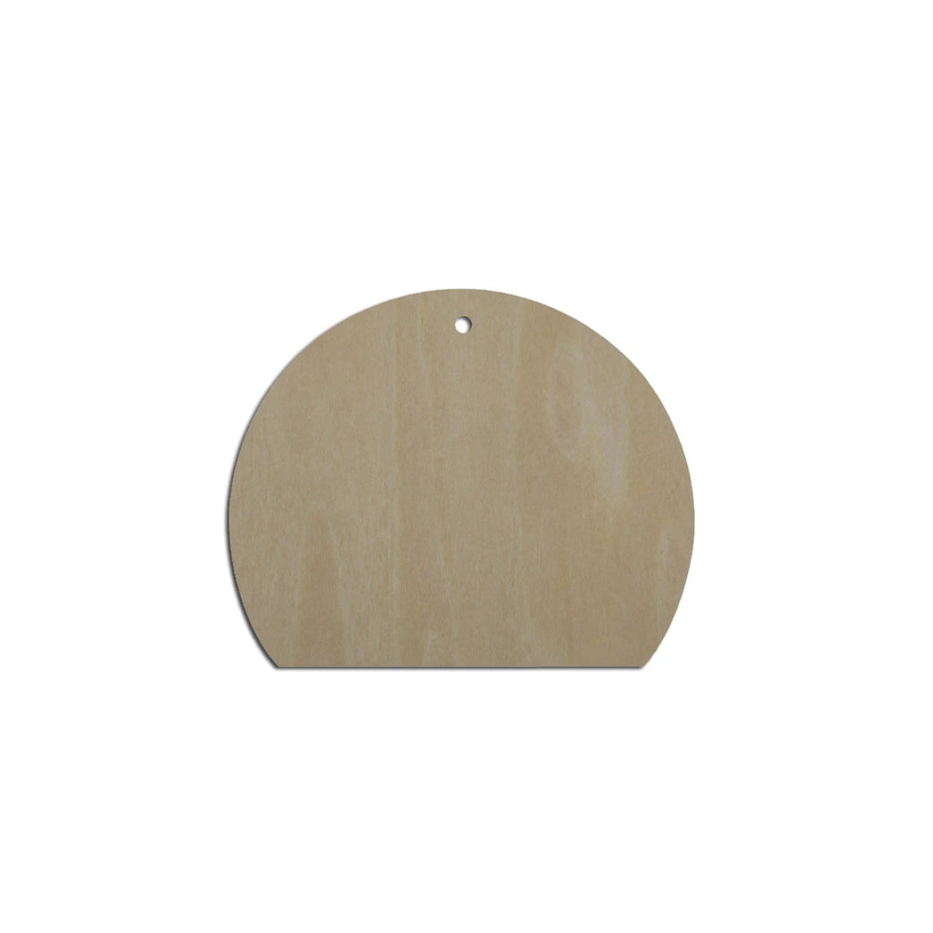 10pcs Laser Cut Unfinished Blank Wood Geometric Semicircle Cutout Shape Half Circle Earring Pendant Jewelry Charm Finding