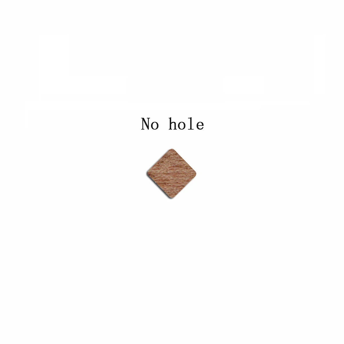6pcs Unfinished Blank Wooden Geometric Diamond Shape No Hole Earring Connector Pendant for Women Female Jewelry Making
