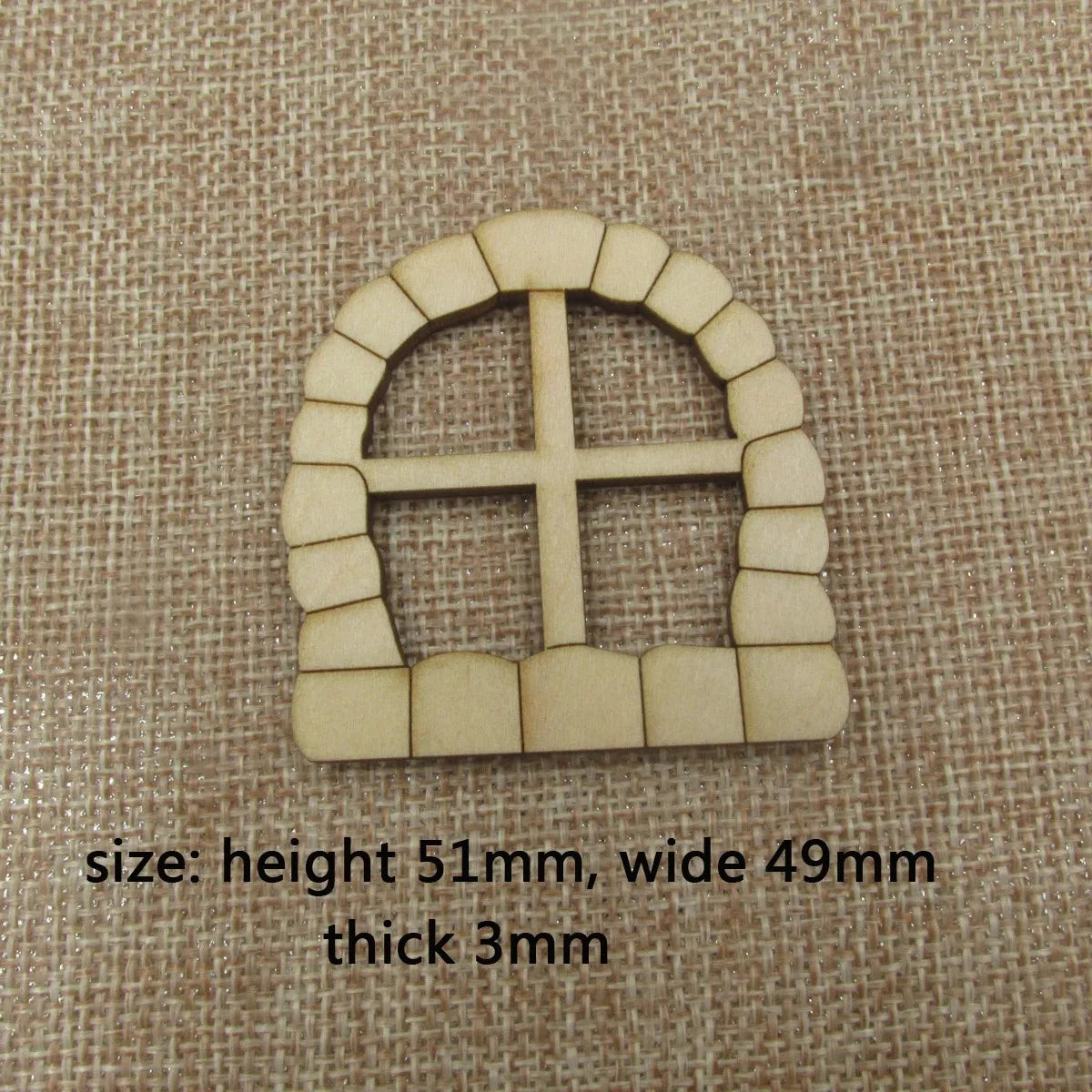 10pcs Miniature Fairy Home Window Unfinished Blank Window Cutout for Tree Decor, Garden Sculpture Art Decoration, Cheap Yard, 10Pcs