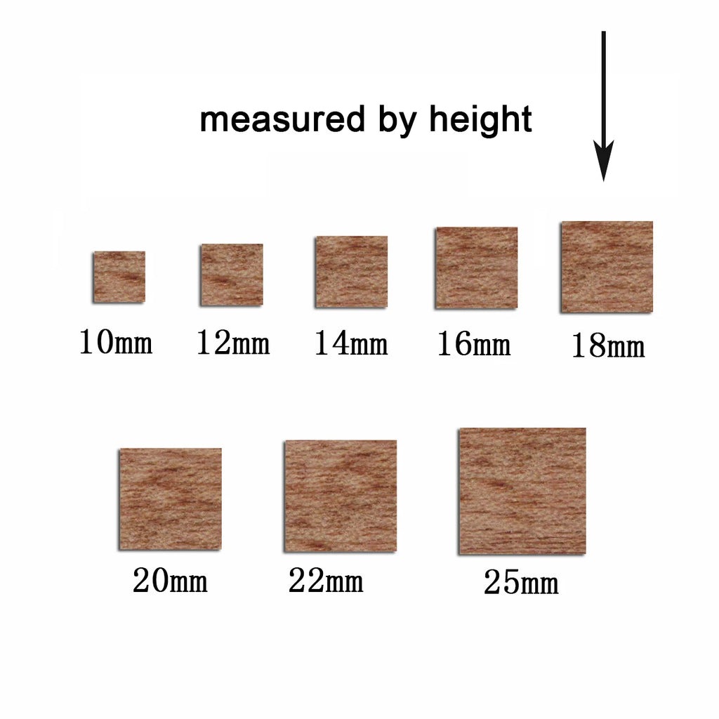6pcs Unfinished Blank Wooden Geometric Square No Hole Earring Connector Pendant for Women Female Jewelry Making DIY Crafting