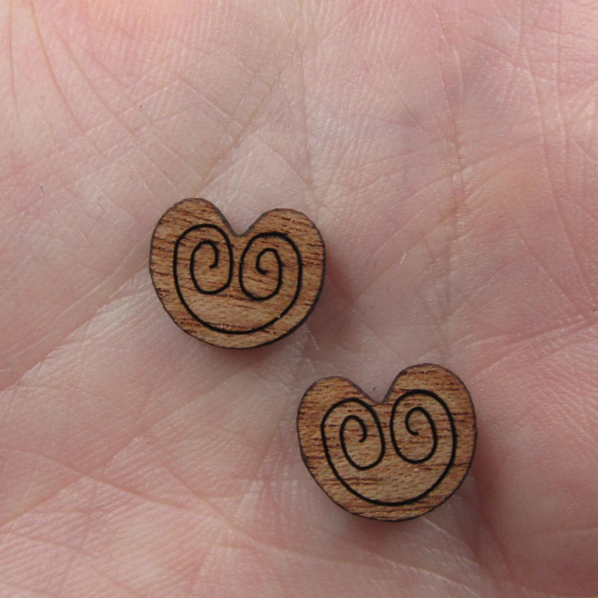 5 Pair Unfinished Blank Foods Wood Cabochon Bread Bakery Wooden Shape Charms Pendant For DIY Jewerly Earrings Suppliers