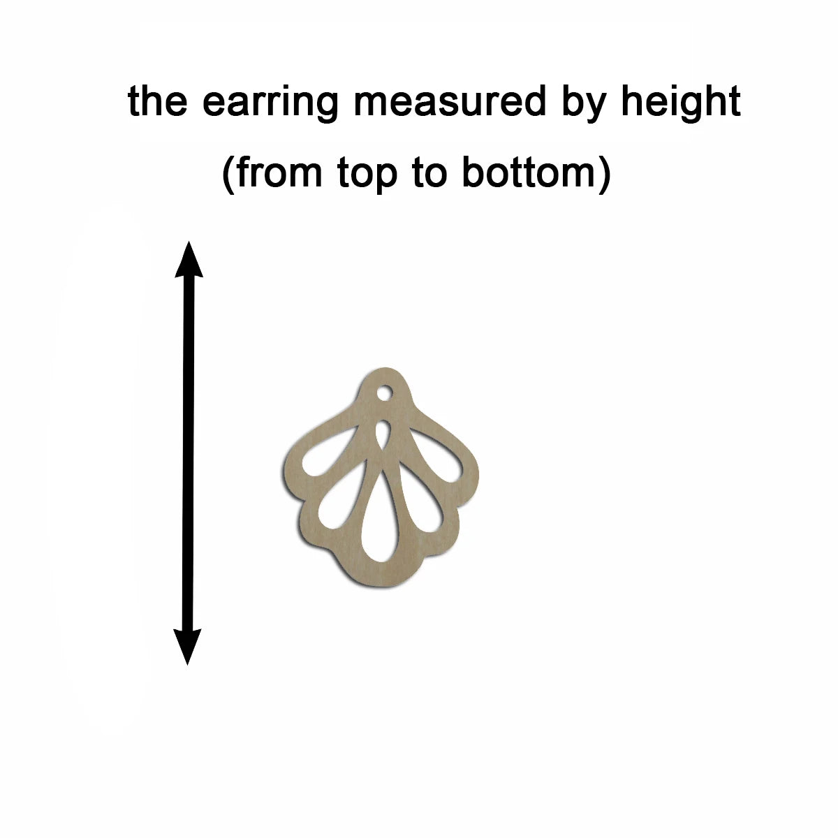 10pcs Unfinished Wood Blank Leaf Cutout Shape Macrame Leaves Earring Pendant Charms For DIY Jewelry Making