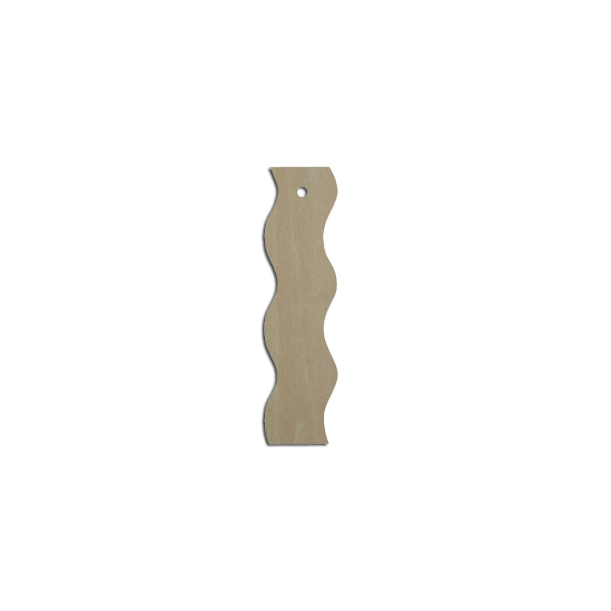 10pcs Laser Cut Unfinished Blank Wood Geometric Wave Thin Rectangle Cutout Shape Earring Pendant Jewelry Charm Finding