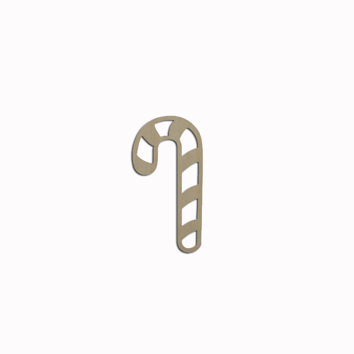 10pcs Bulk Unfinished Wooden Blank Christmas Candy Cane Cutout Shape For Hanging Dangle Earring Wood Jewelry Accessories