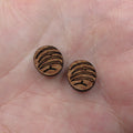 5 Pair Unfinished Blank Foods Wood Cabochon Bread Bakery Wooden Shape Charms Pendant For DIY Jewerly Earrings Suppliers