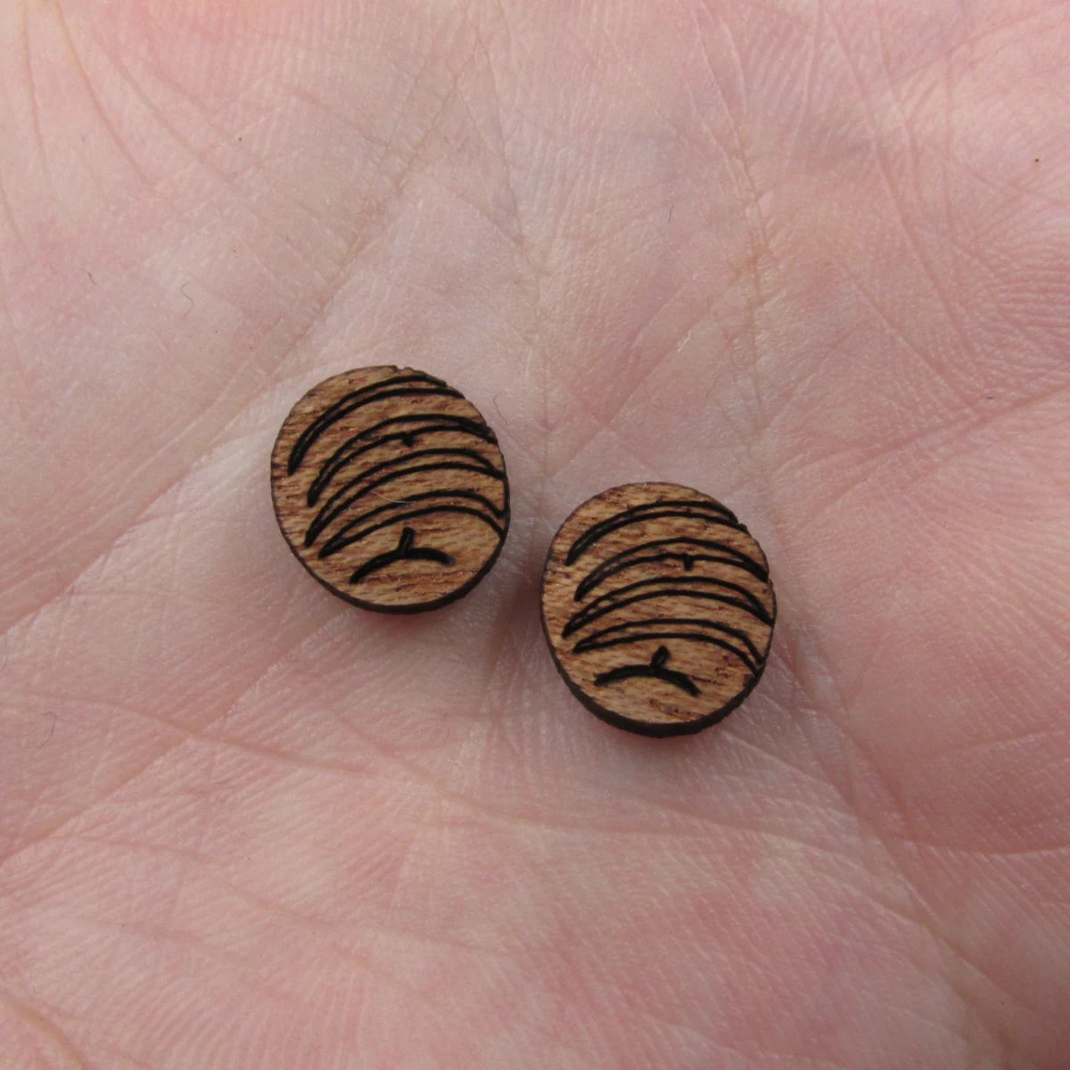 5 Pair Unfinished Blank Foods Wood Cabochon Bread Bakery Wooden Shape Charms Pendant For DIY Jewerly Earrings Suppliers