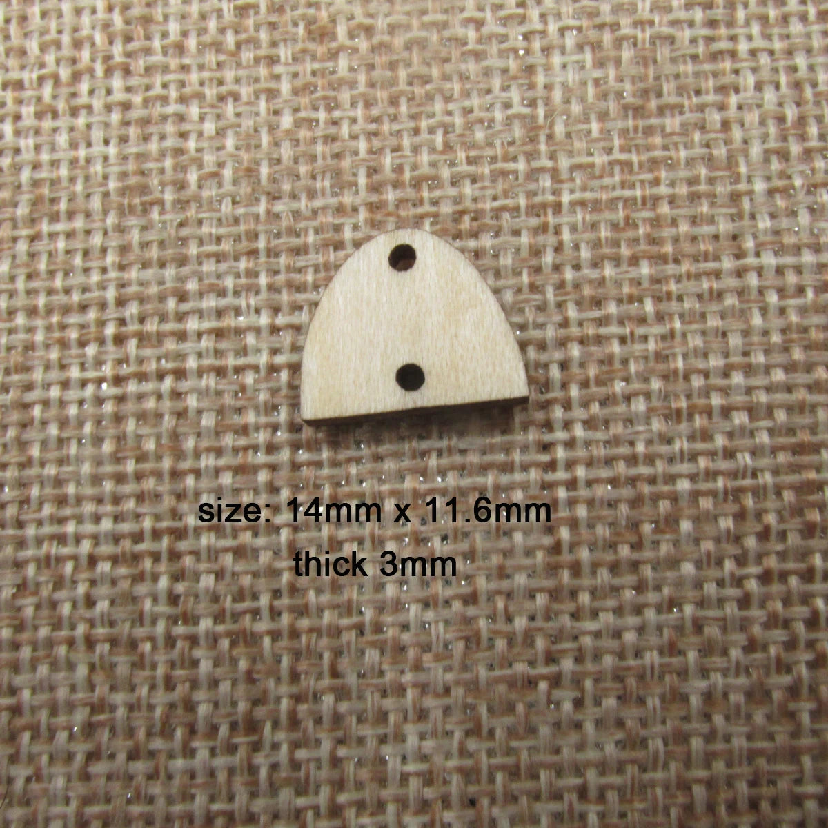 10 Pcs Unfinished Blank Wooden Geometric Half Small Circle Shape Cutout Plywood Connector Jewelry Finding Supplies