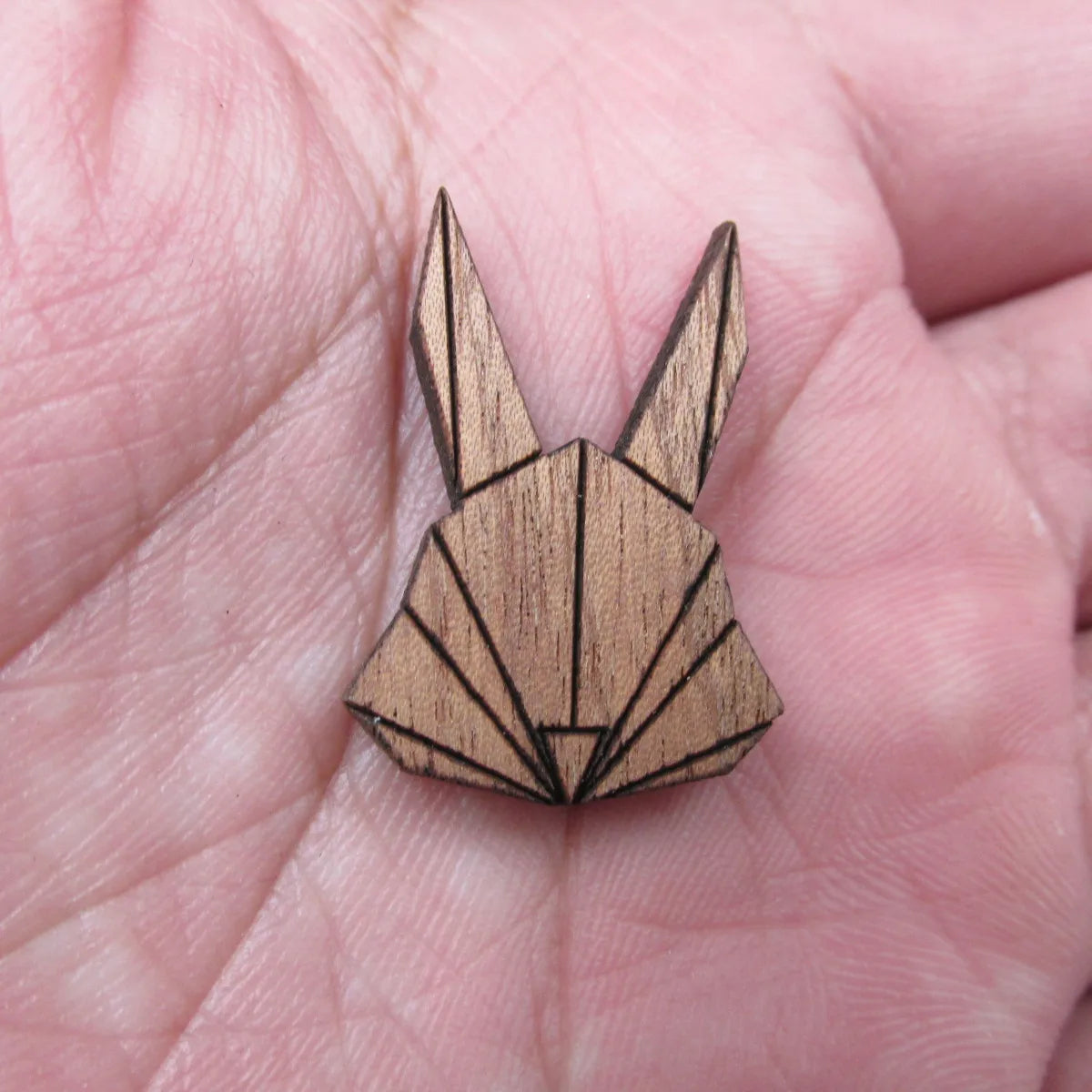 Laser Cut Unfinished Wood Rabbit  Charms Pendant Wood Bunny Perfect For Earring Brooch Neckace -  Jewerly supplier