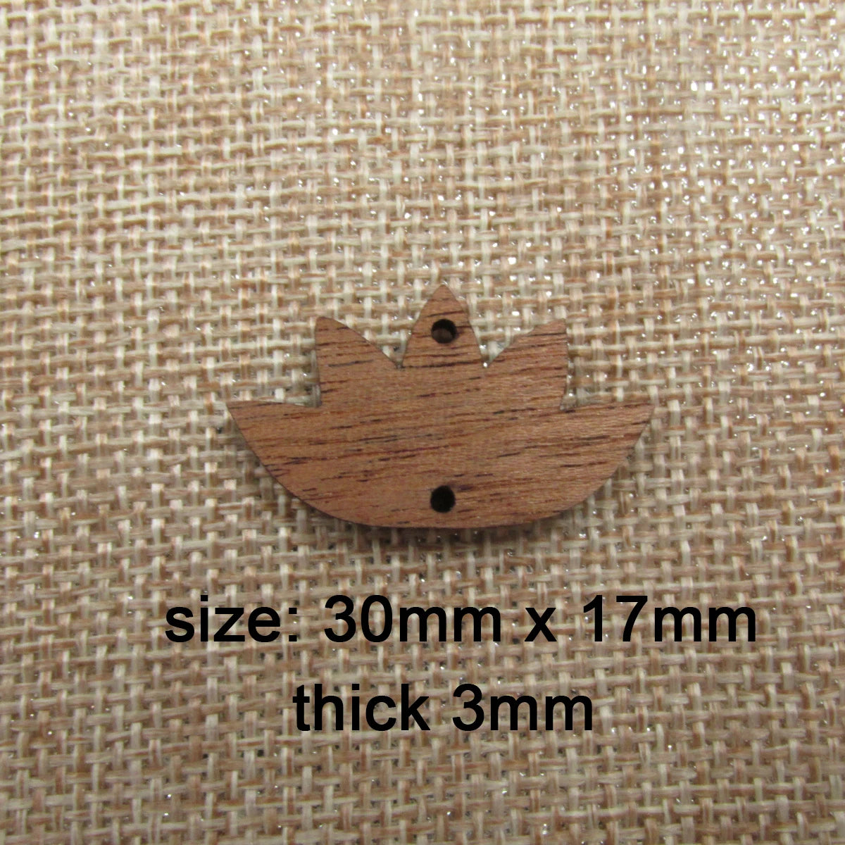 6pcs Unfinished Wooden Lotus Flower Charm Connector for Jewelry Making Bracelet Accessories DIY Craft