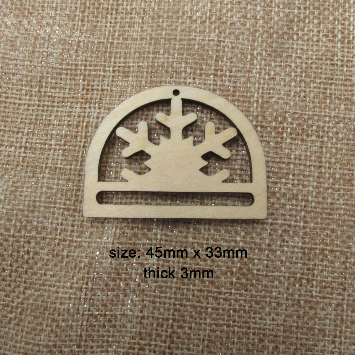 10pcs Unfinished Wood Blanks Snowflakes Macrame Christmas Circle Teardrop Shape Wooden Macrame For DIY Earrings Jewelry