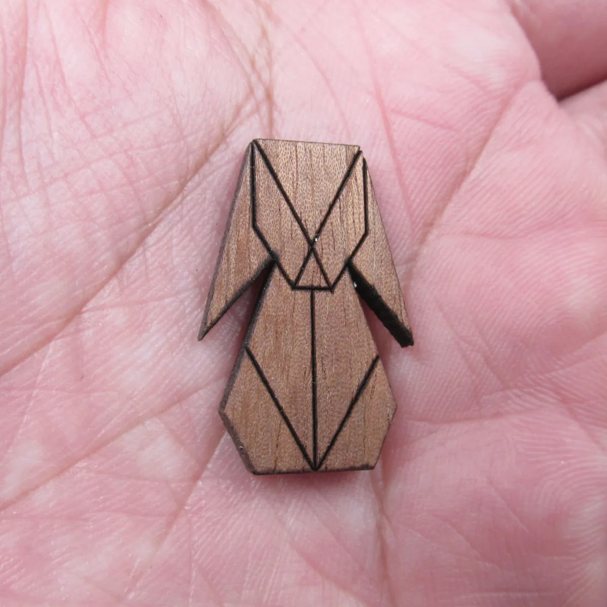 Laser Cut Unfinished Wood Rabbit  Charms Pendant Wood Bunny Perfect For Earring Brooch Neckace -  Jewerly supplier