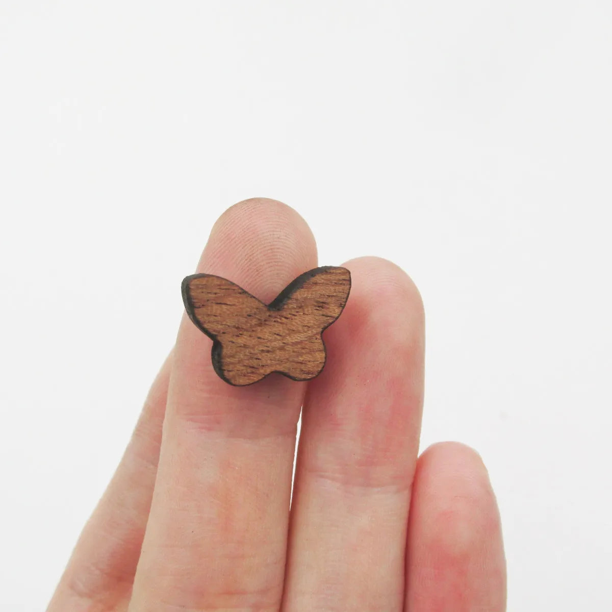 DIY Blank Wood Earring Charms Laser Cut Jewelry Butterfly Bunny Rabbit Cabochon Earring Supplies