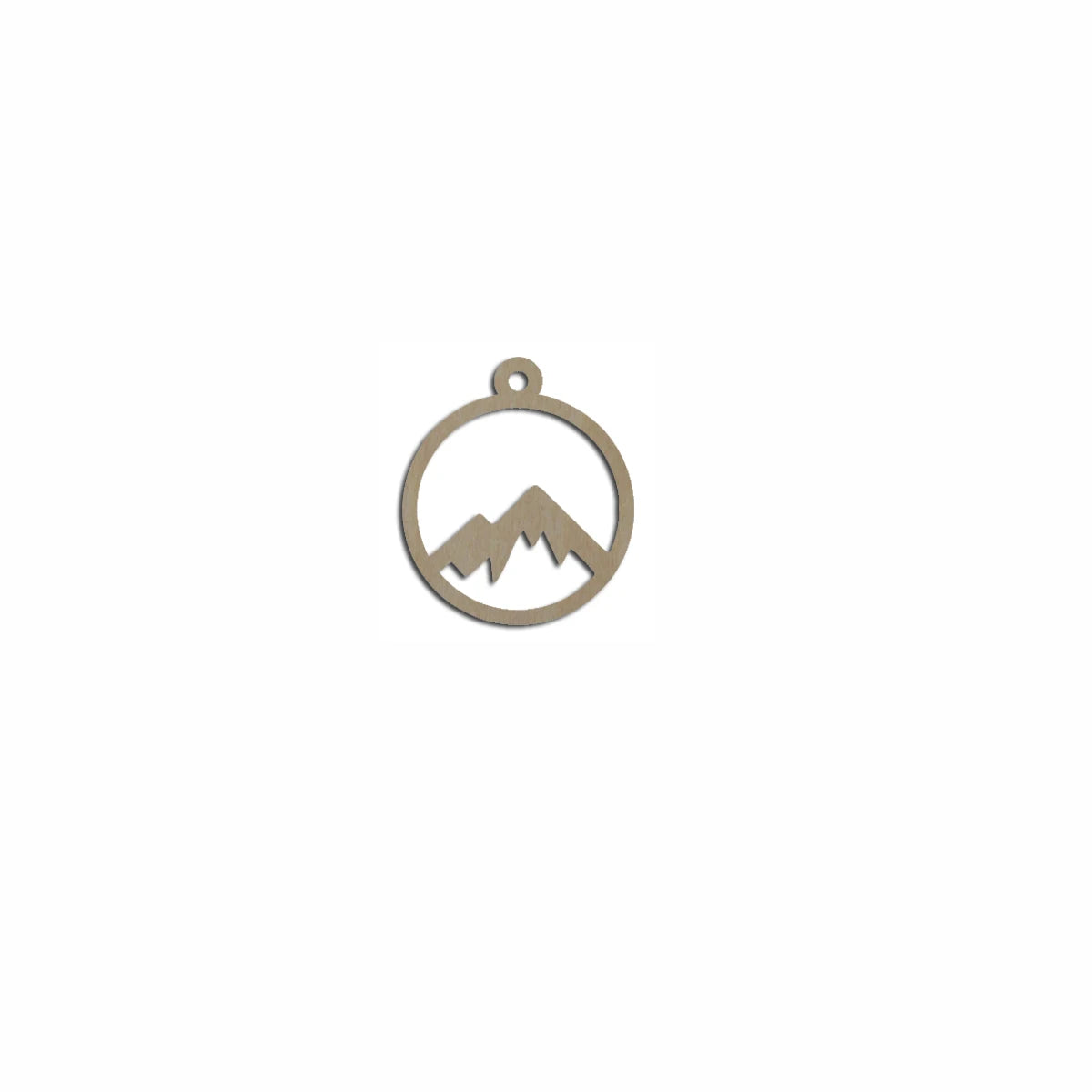 10pcs Unfinished Blank Wood Mountain Jewelry Making Charm Bracelet Pendant Cutout Shape For Women Earring Finding