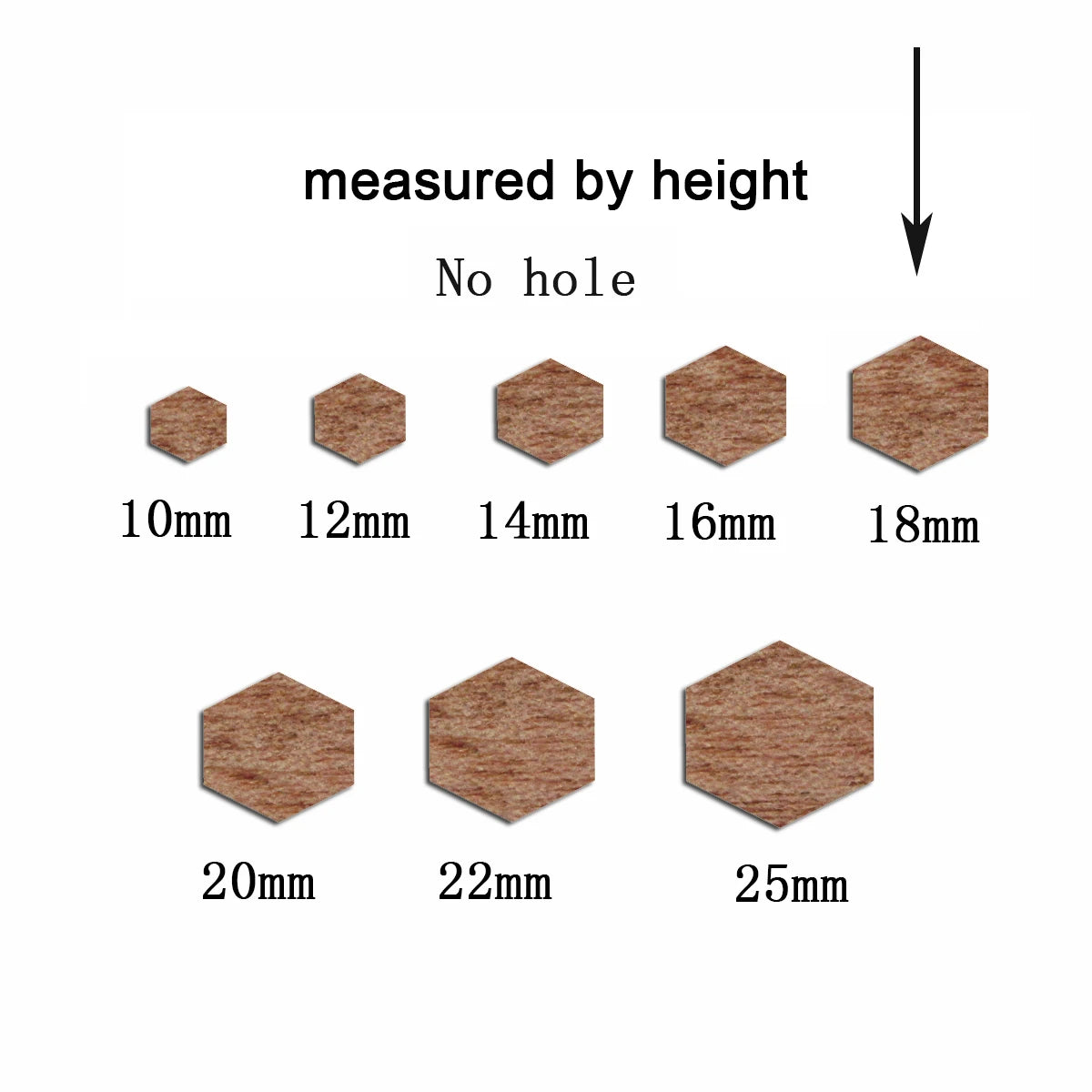 6pcs Unfinished Blank Wooden Geometric Hexagon No Hole Earring Connector Pendant for Jewelry Making DIY Crafting