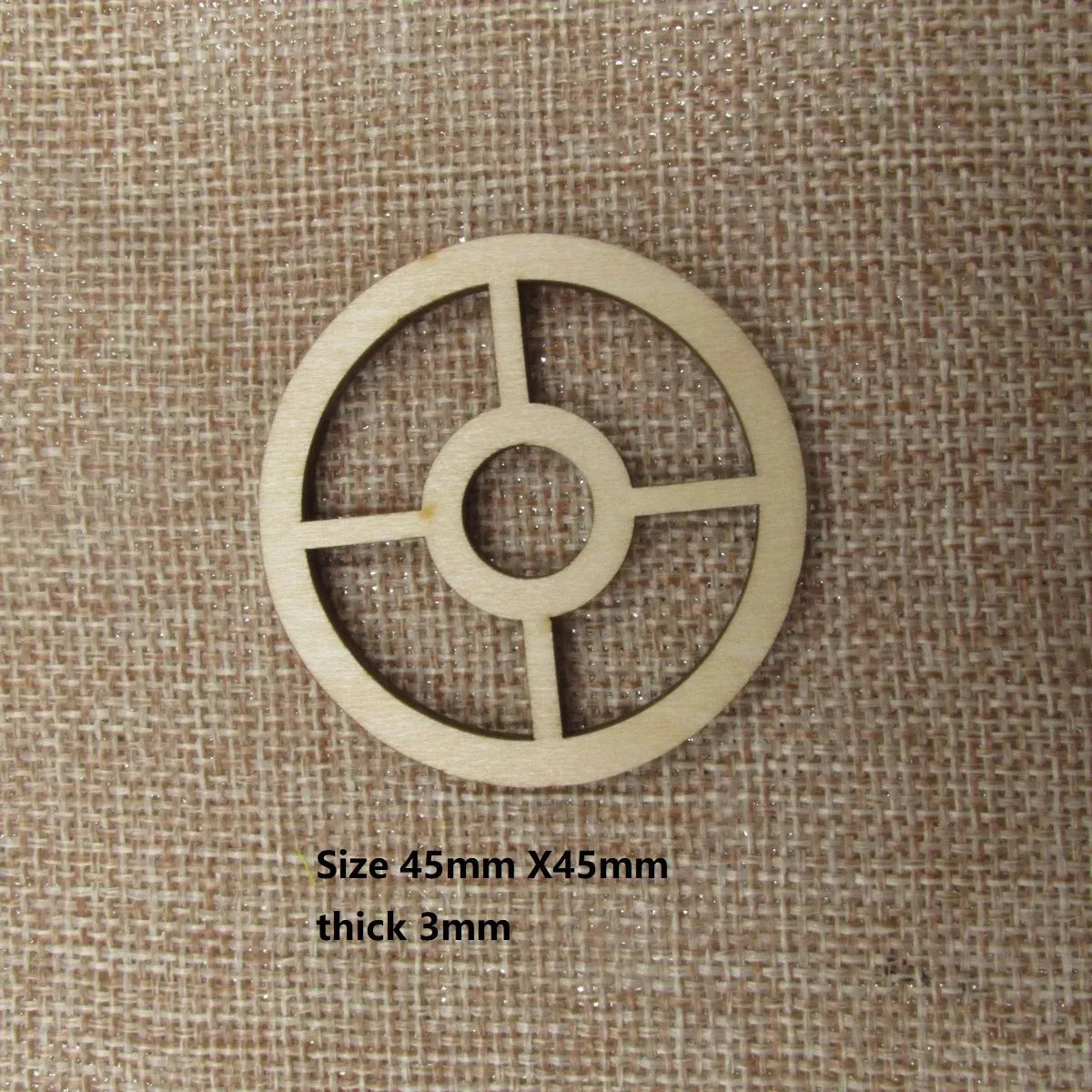 10pcs Unfinished Circle Wood Dollhouse Window Fairy Garden Church Diorama Bird Doll House Windows Crafts Mirror Wall Art