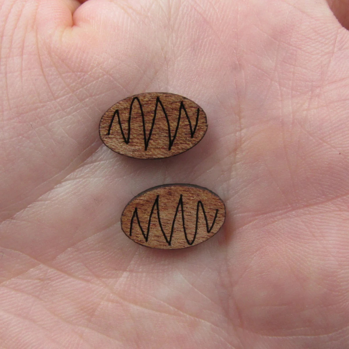 5 Pair Unfinished Blank Foods Wood Cabochon Bread Bakery Wooden Shape Charms Pendant For DIY Jewerly Earrings Suppliers